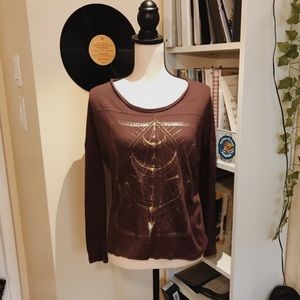 knot sisters moon long sleeve | size xs